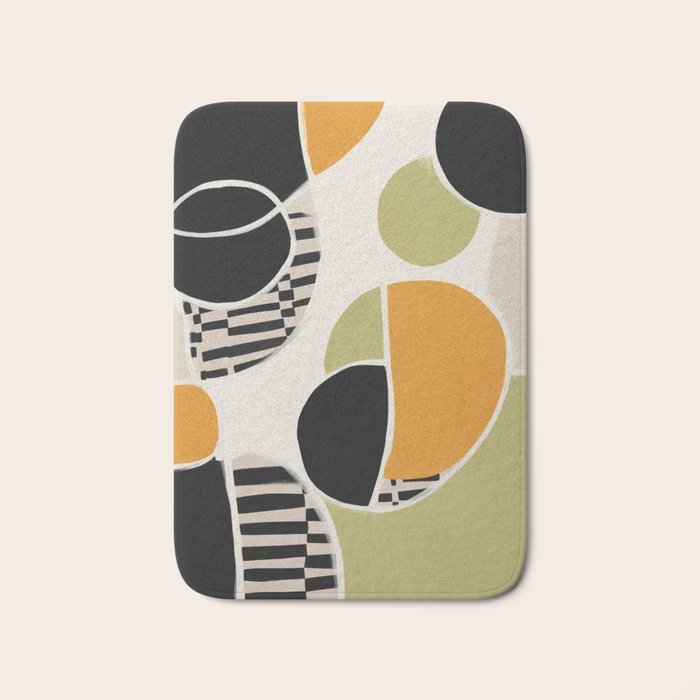 Stripes and Shapes III Bath Mat Gallery Image 1