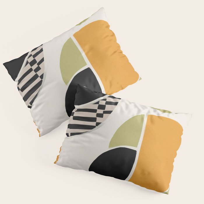 Stripes and Shapes III Pillow Sham Gallery Image 3