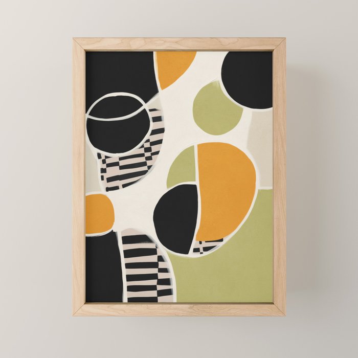 Stripes and Shapes III Mini Art Print Gallery Image 1