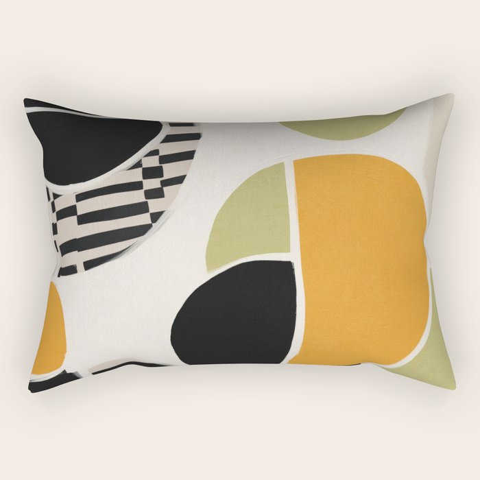 Stripes and Shapes III Rectangular Pillow Gallery Image 2