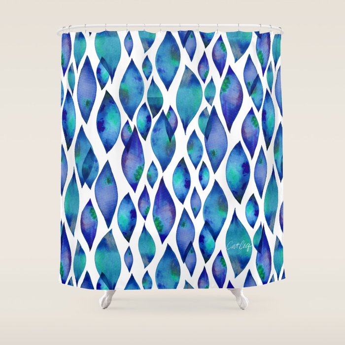 Leaf Drips  Shower Curtain Gallery Image 1