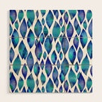 Leaf Drips  Wood Wall Art Gallery Image 1