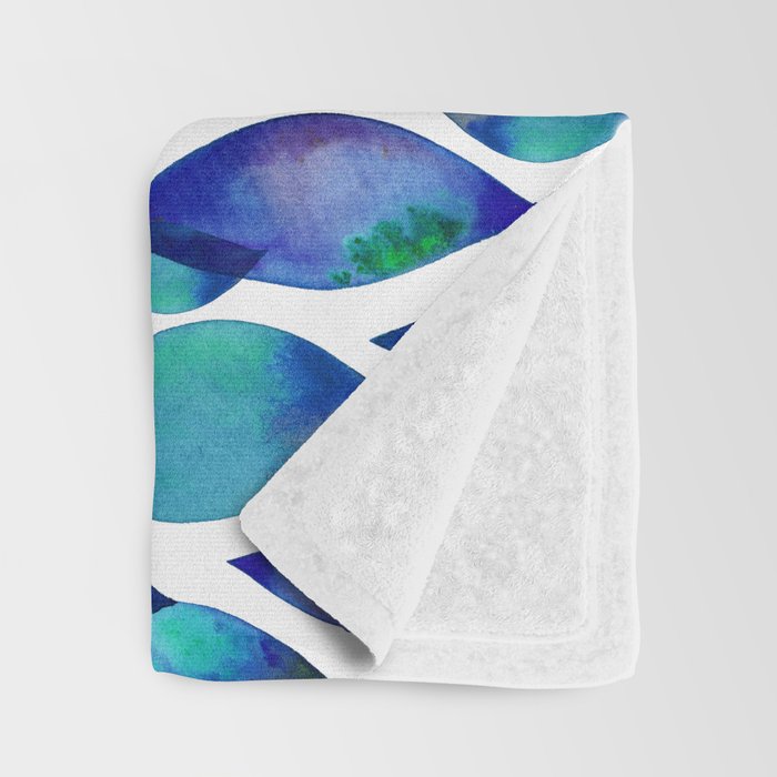 Leaf Drips  Throw Blanket Gallery Image 3