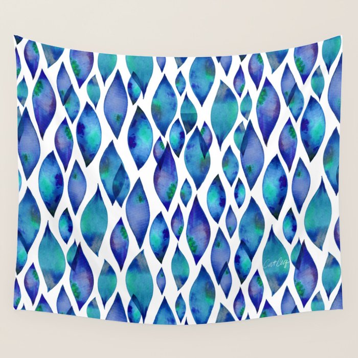 Leaf Drips  Wall Tapestry Gallery Image 1
