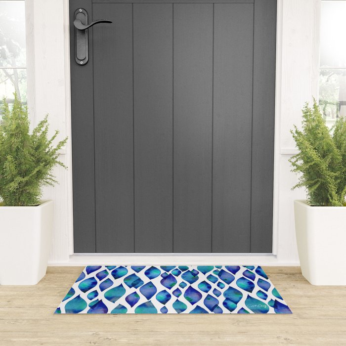 Leaf Drips  Welcome Mat Gallery Image 3