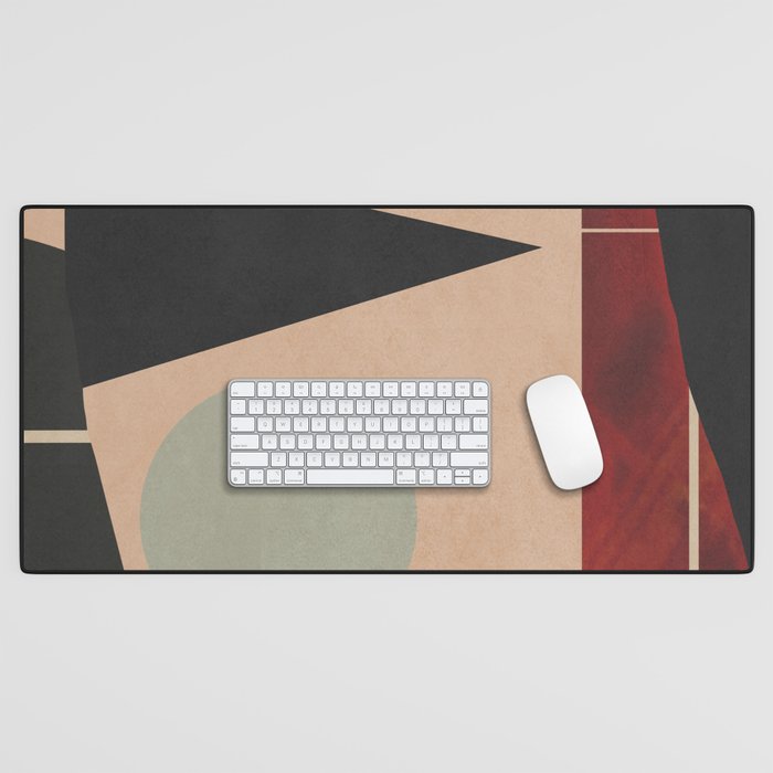 Abstract Geometric Shapes 168 Desk Mat Gallery Image 1