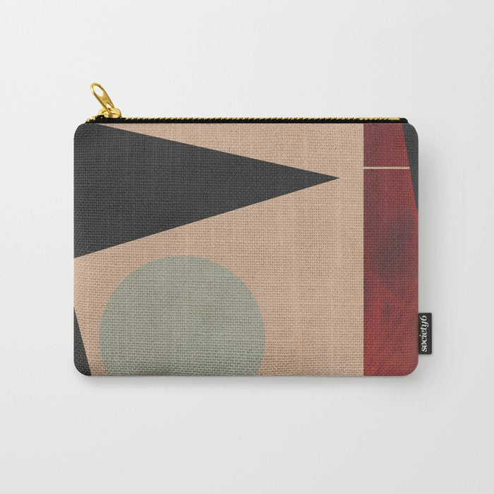 Abstract Geometric Shapes 168 Carry All Pouch Gallery Image 1