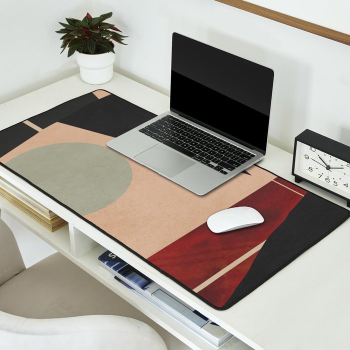 Abstract Geometric Shapes 168 Desk Mat Gallery Image 2