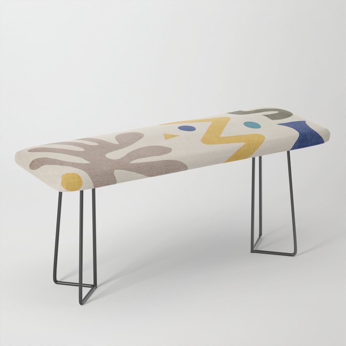 Modern Boho Matisse Inspired Artwork Bench Gallery Image 1