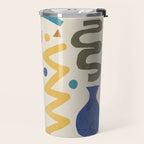 Modern Boho Matisse Inspired Artwork Travel Mug Gallery Image 2