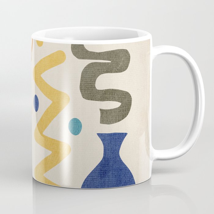 Modern Boho Matisse Inspired Artwork Coffee Mug Gallery Image 1