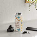 Modern Boho Matisse Inspired Artwork Water Bottle Gallery Image 4