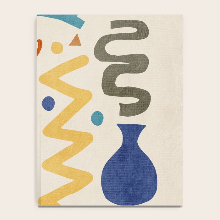 Modern Boho Matisse Inspired Artwork Notebook Gallery Image 4