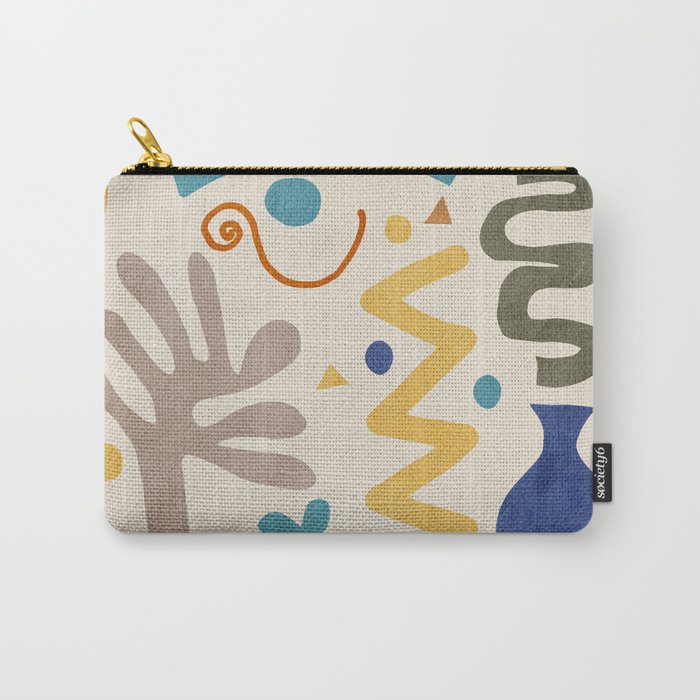 Modern Boho Matisse Inspired Artwork Carry All Pouch Gallery Image 1
