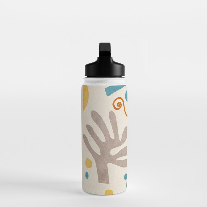 Modern Boho Matisse Inspired Artwork Water Bottle Gallery Image 3