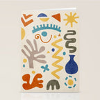 Modern Boho Matisse Inspired Artwork Stationery Card Gallery Image 2