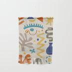 Modern Boho Matisse Inspired Artwork Wall Hanging Gallery Image 1