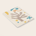 Modern Boho Matisse Inspired Artwork Notebook Gallery Image 3