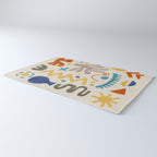 Modern Boho Matisse Inspired Artwork Rug Gallery Image 3