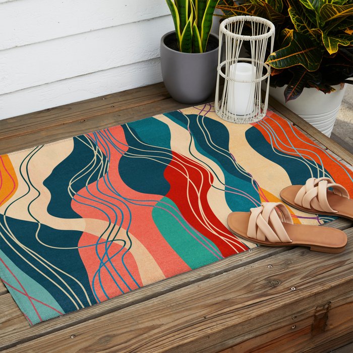 Smoke and ash Outdoor Rug Gallery Image 2