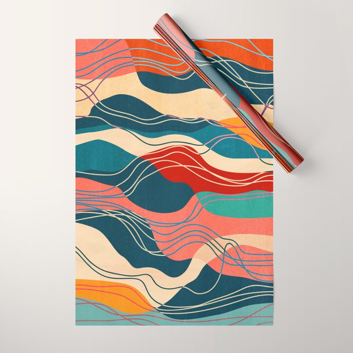 Smoke and ash Wrapping Paper Gallery Image 1