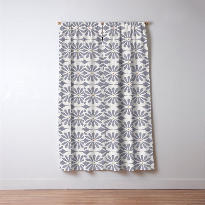 Solstice Boho Geometric Provence Window Curtain Gallery Image 3