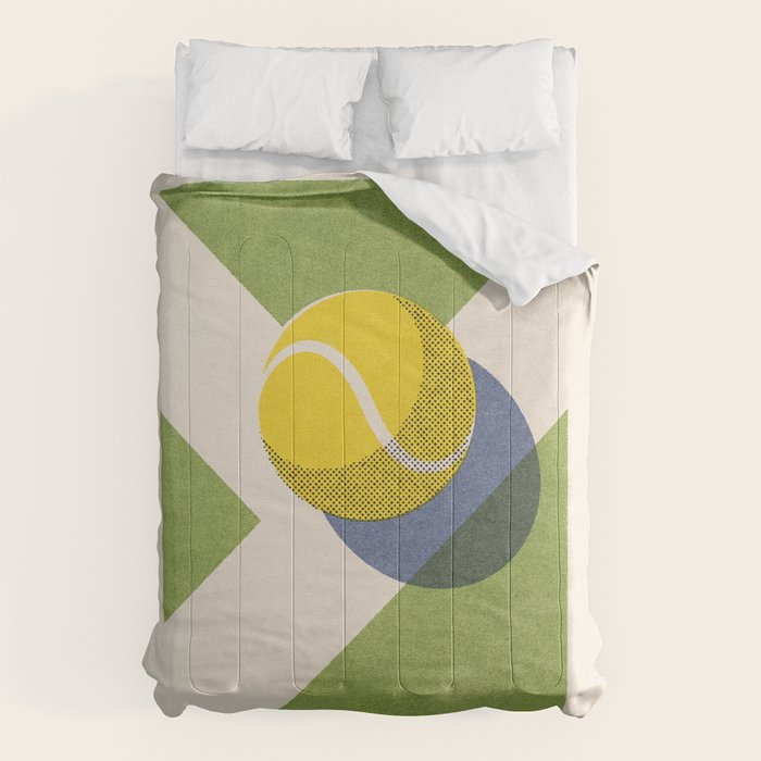 BALLS - Tennis - Grass Court - II b Comforter Gallery Image 6