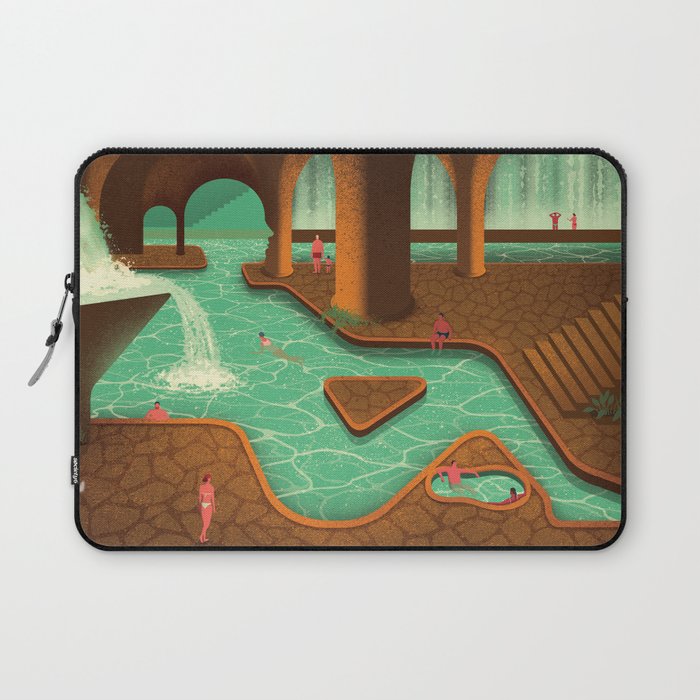 Secret Thermal Baths Laptop Sleeve Gallery Image 1