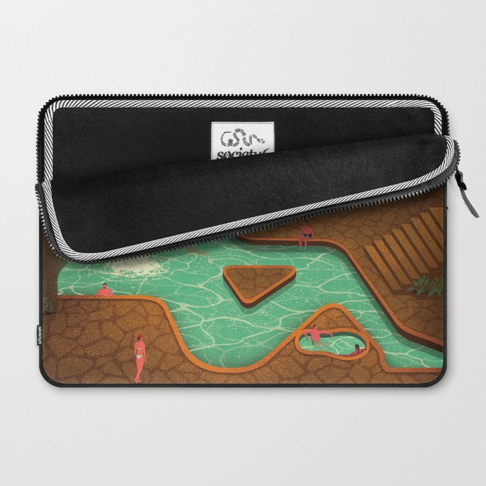 Secret Thermal Baths Laptop Sleeve Gallery Image 2