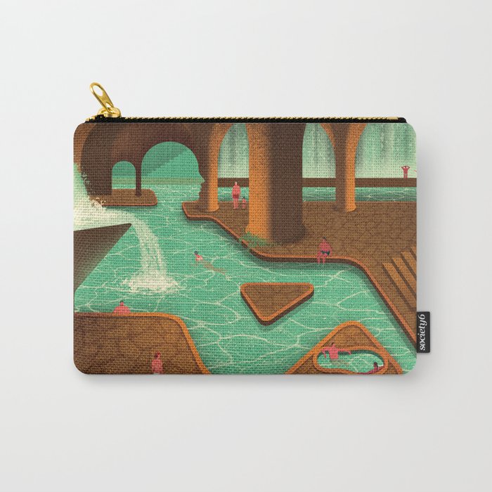 Secret Thermal Baths Carry All Pouch Gallery Image 1