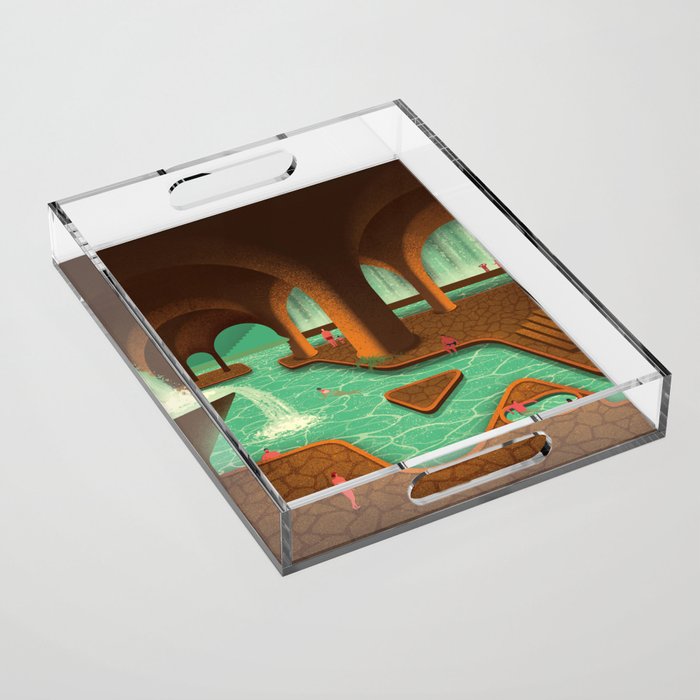 Secret Thermal Baths Acrylic Tray Gallery Image 1