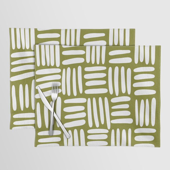 Boho (matcha green) Placemat Gallery Image 1