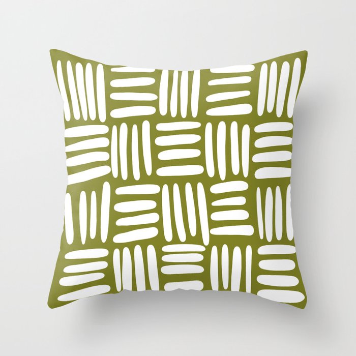 Boho (matcha green) Throw Pillow Gallery Image 6