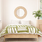 Boho (matcha green) Duvet Cover Gallery Image 3