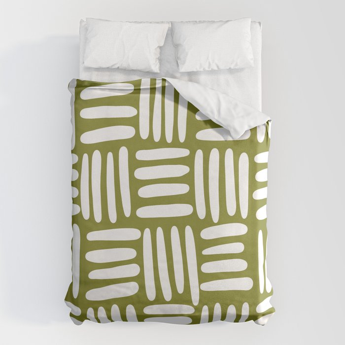 Boho (matcha green) Duvet Cover Gallery Image 6