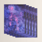 Galaxy Pattern Watercolor Wrapping Paper Gallery Image 3