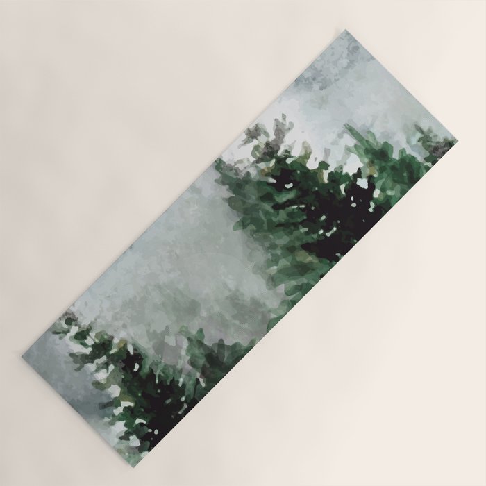 Pine Trees 2 Yoga Mat Gallery Image 1