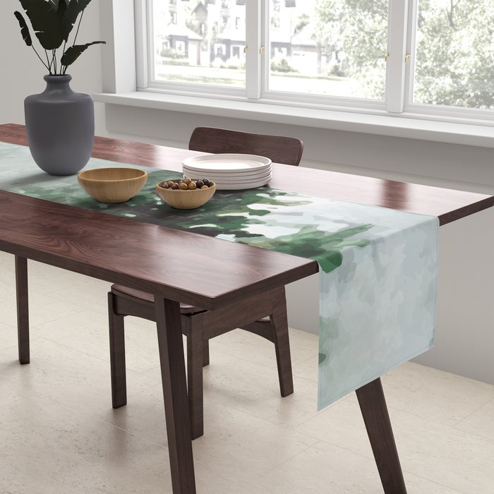 Pine Trees 2 Table Runner Gallery Image 2