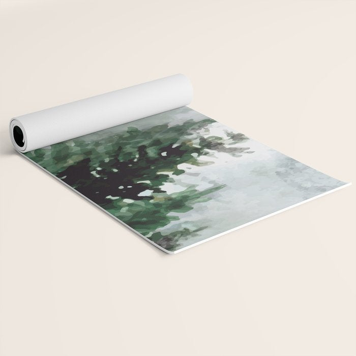 Pine Trees 2 Yoga Mat Gallery Image 2