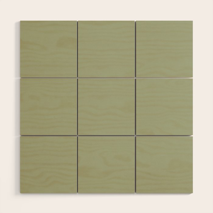 The Sage Green Solid  Wood Wall Art Gallery Image 1