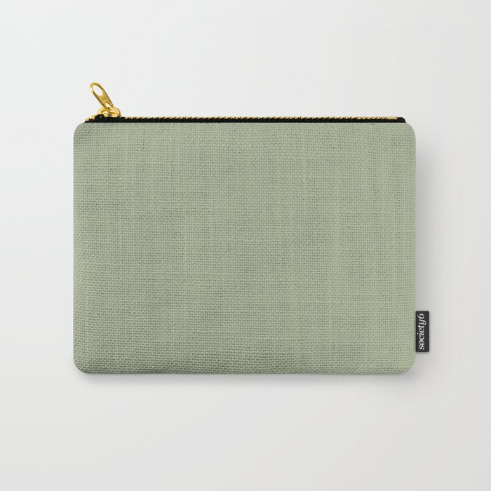 The Sage Green Solid  Carry All Pouch Gallery Image 1