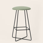 The Sage Green Solid  Stool Gallery Image 1