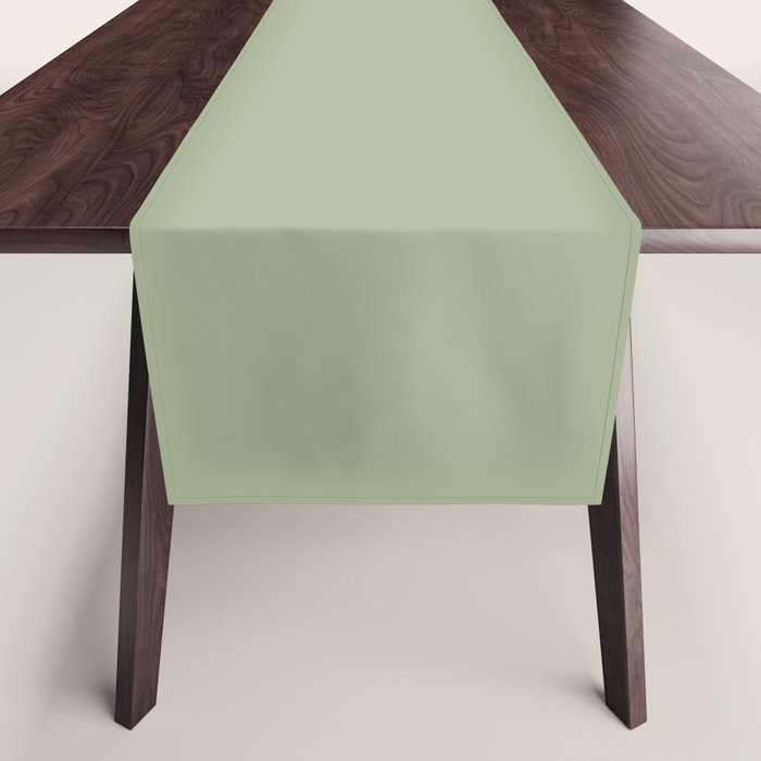 The Sage Green Solid  Table Runner Gallery Image 1