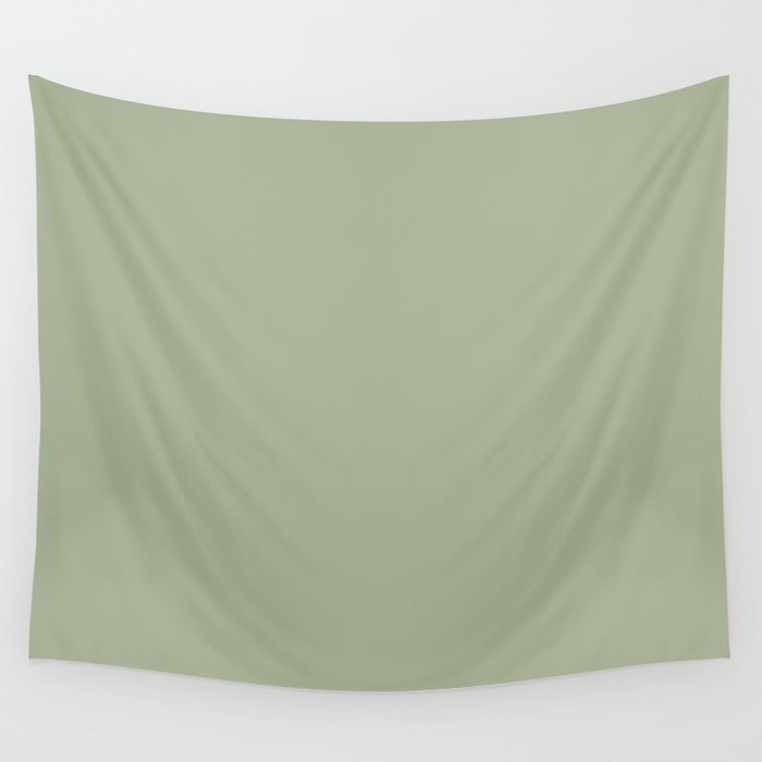 The Sage Green Solid  Wall Tapestry Gallery Image 1