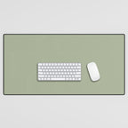 The Sage Green Solid  Desk Mat Gallery Image 1