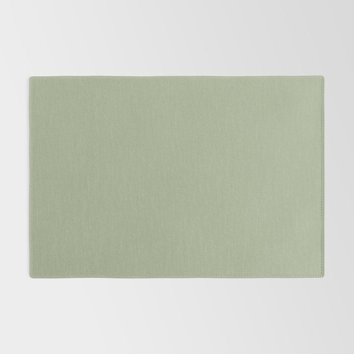 The Sage Green Solid  Rug Gallery Image 2