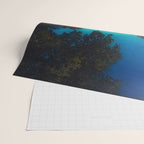 Blue Fountain at Twilight by Maxfield Parrish Wrapping Paper Gallery Image 2