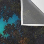 Blue Fountain at Twilight by Maxfield Parrish Wall Tapestry Gallery Image 3