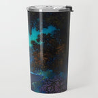 Blue Fountain at Twilight by Maxfield Parrish Travel Mug Gallery Image 2