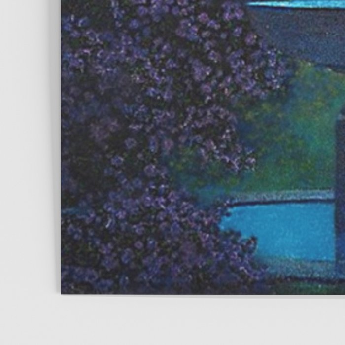 Blue Fountain at Twilight by Maxfield Parrish Poster Gallery Image 3